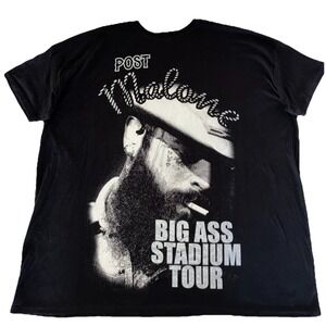 Post Malone T Shirt Dress One Size Big Ass Stadium Tour Oversized NEW *flaw